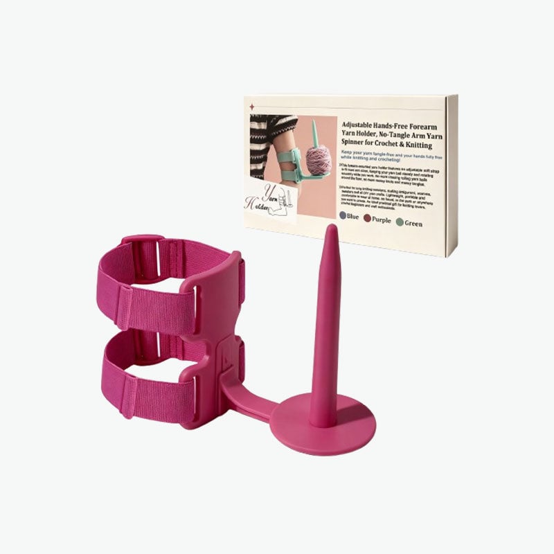 🧶 Portable Arm Yarn Holder for Knitting & Crochet
