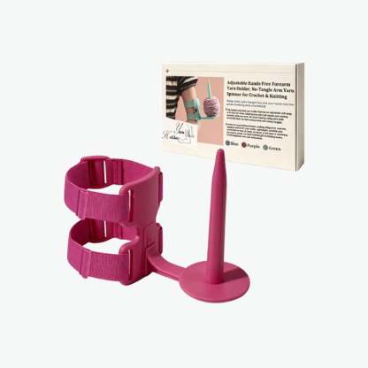 🧶 Portable Arm Yarn Holder for Knitting & Crochet