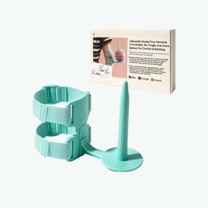 🧶 Portable Arm Yarn Holder for Knitting & Crochet