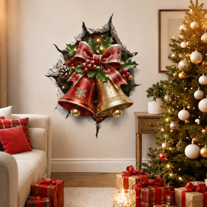 🔥Last Day 49% OFF-Creative 3D Christmas Santa Wall Sticker