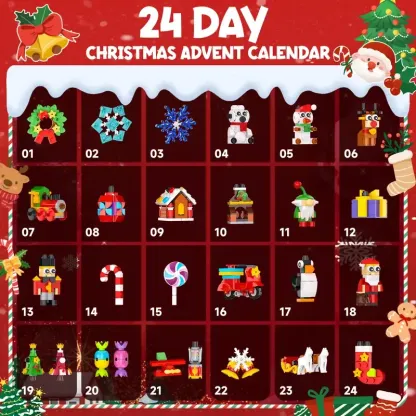 ⏳ Last Day 49% OFF – 🎄24-Day Christmas Surprise Countdown Calendar | Surprise Toys for a Fun Screen-Free Holiday Tradition 🎁✨