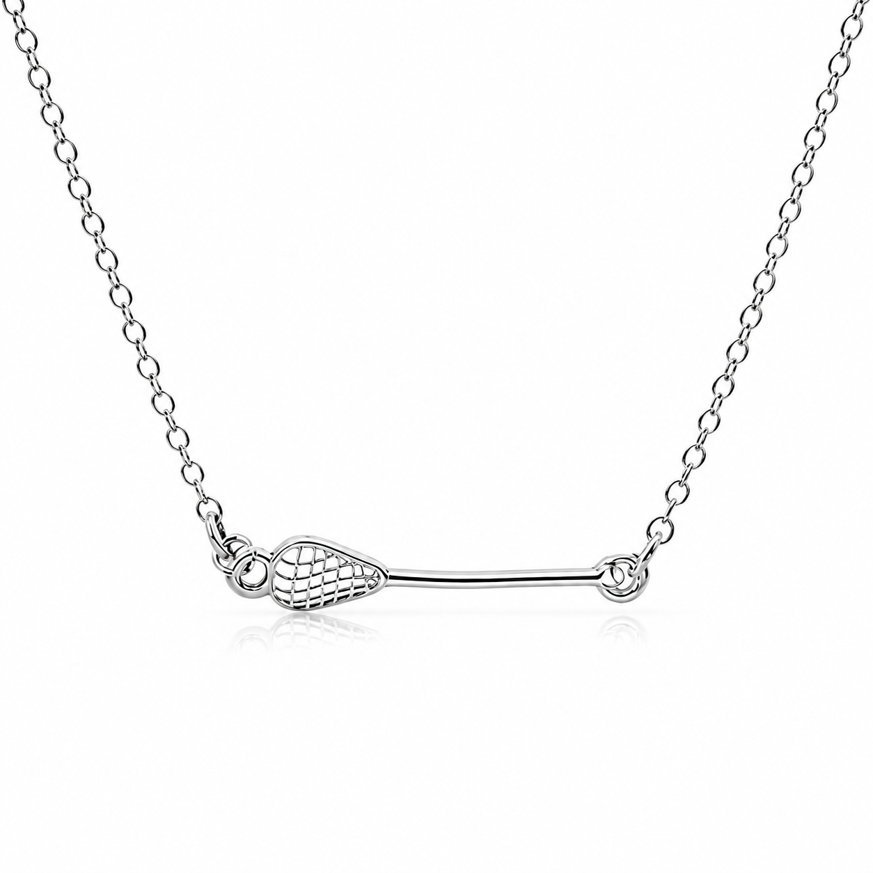 Lacrosse Stick Pendant Necklace