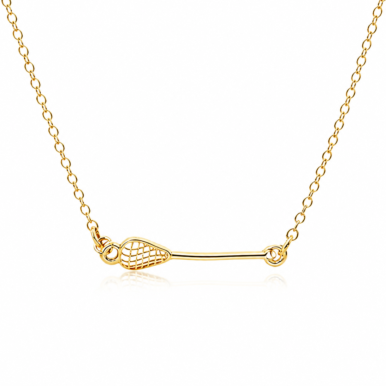 Lacrosse Stick Pendant Necklace
