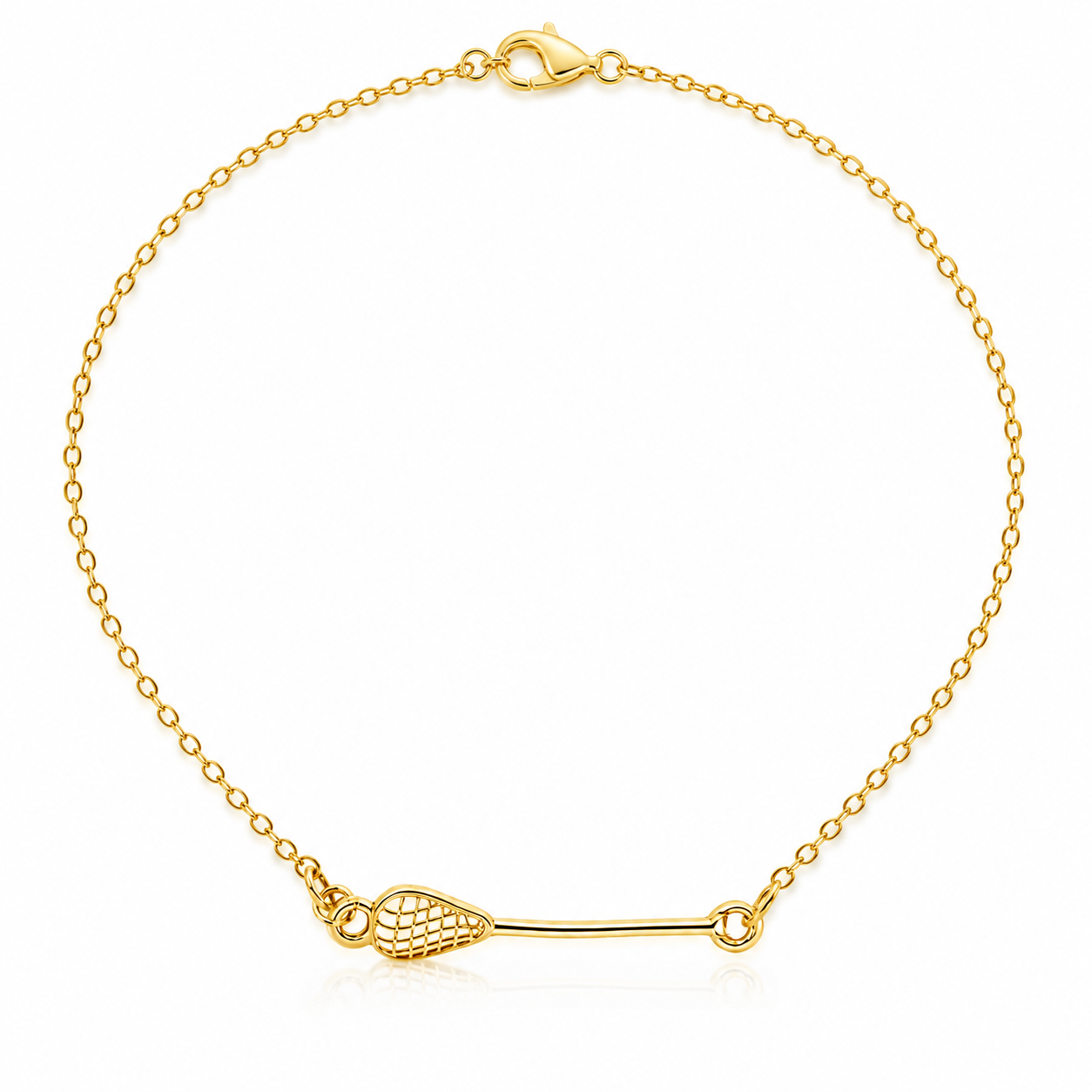 Lacrosse Stick Pendant Necklace