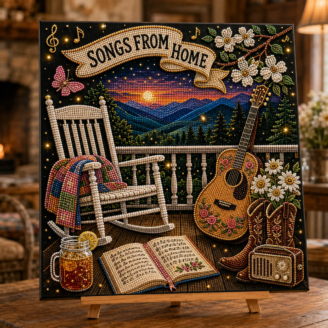 Songs From Home bead art design