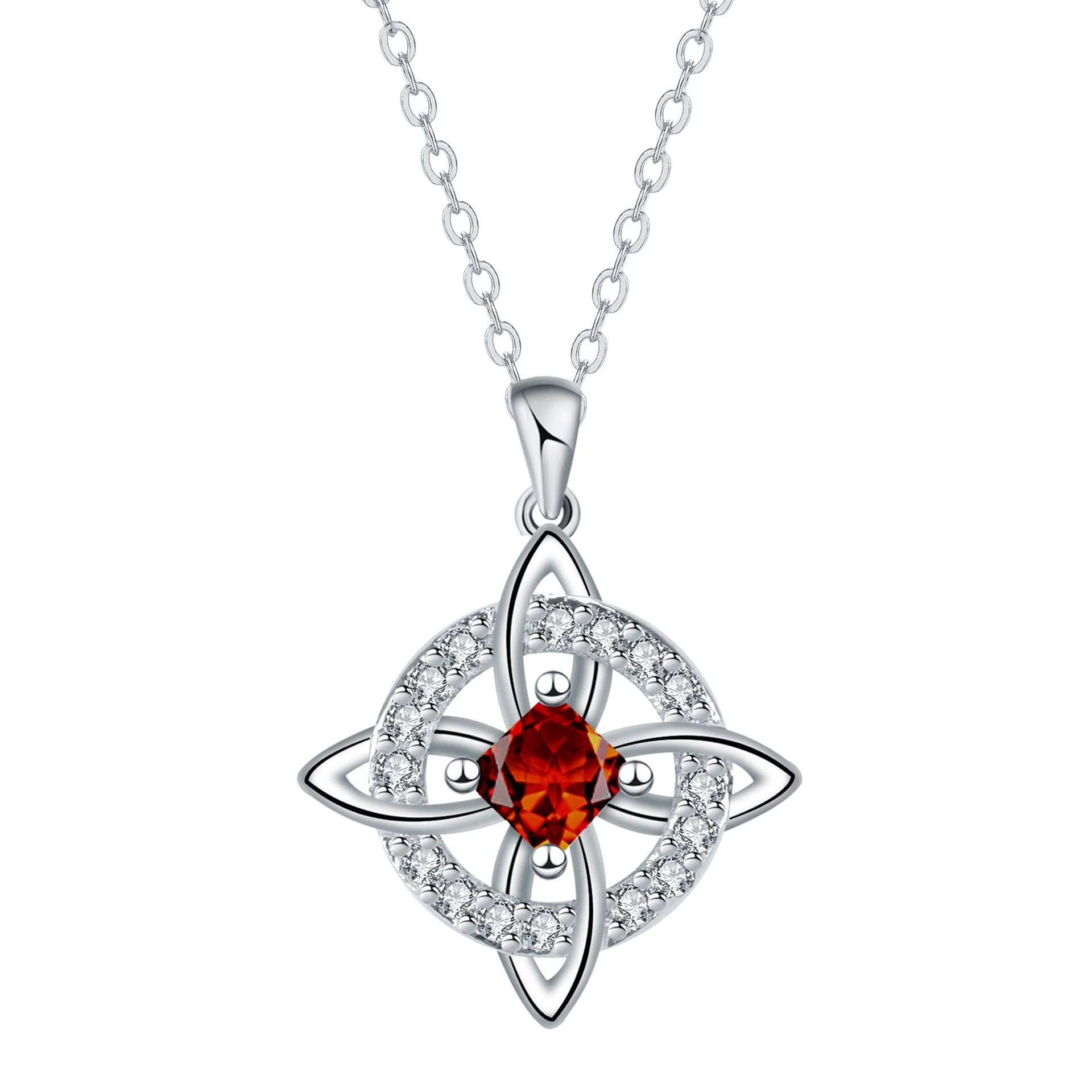 Mystical Birthstone Witches Knot Necklace🔮💞Protect Your Loved Ones