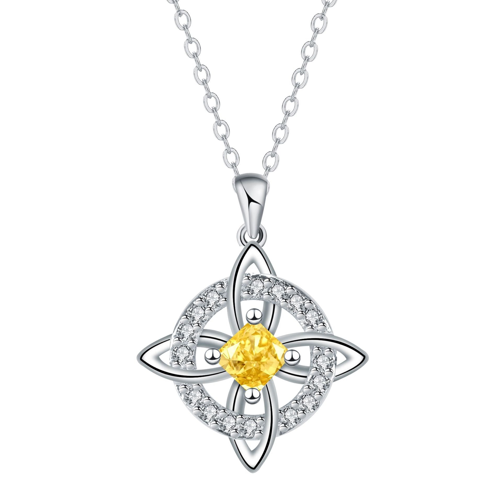 Mystical Birthstone Witches Knot Necklace🔮💞Protect Your Loved Ones