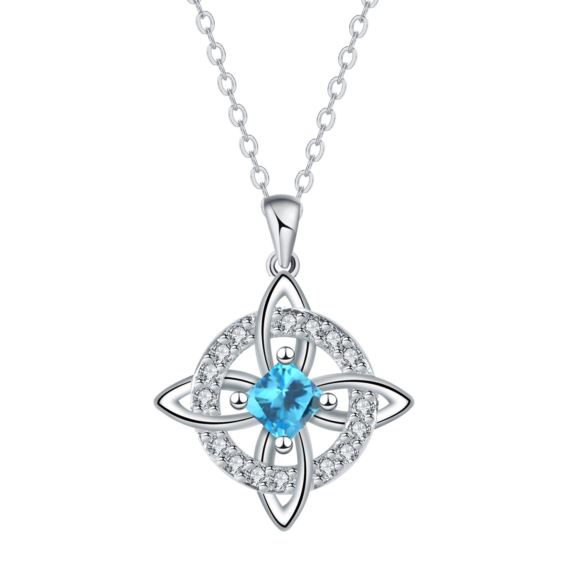 Mystical Birthstone Witches Knot Necklace🔮💞Protect Your Loved Ones