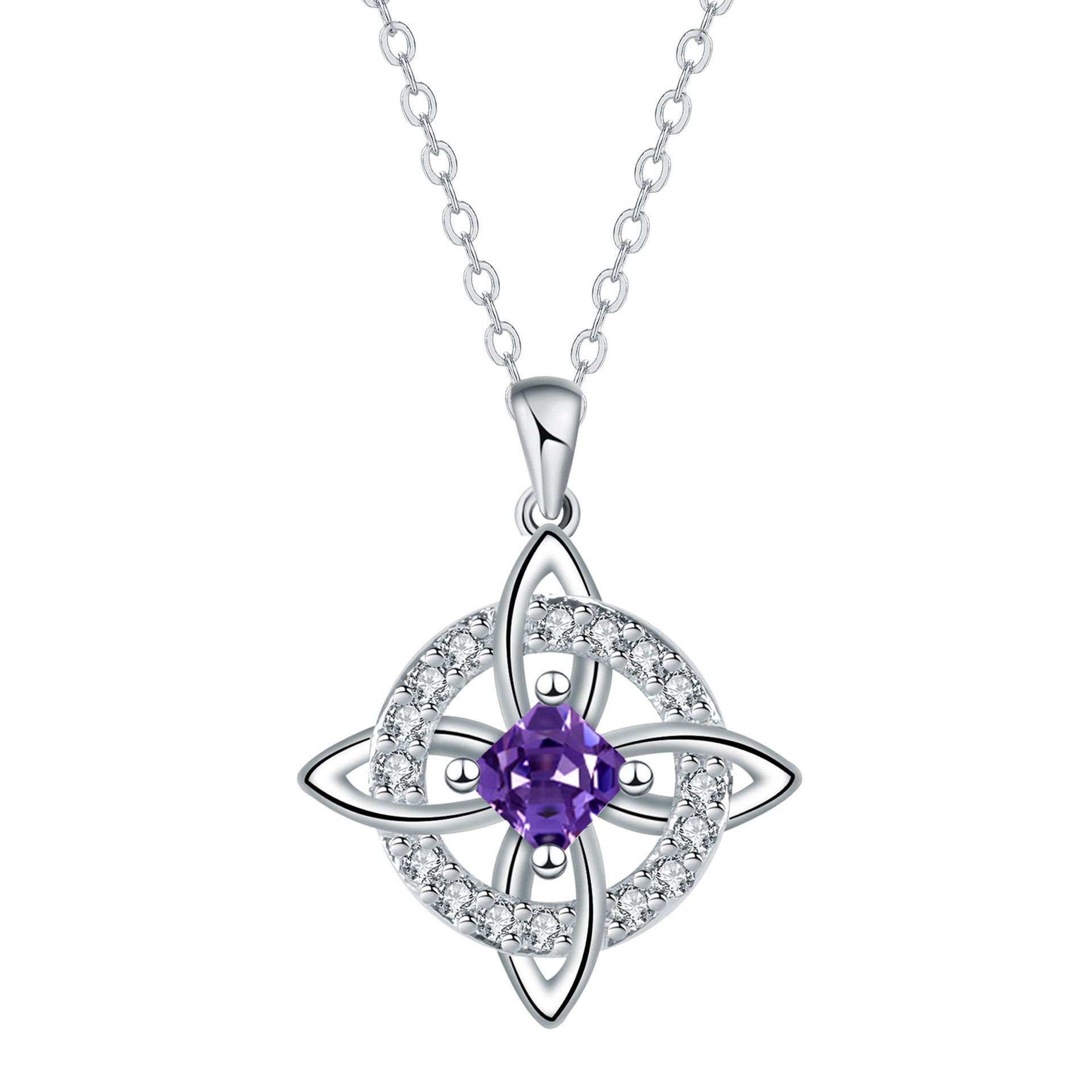 Mystical Birthstone Witches Knot Necklace🔮💞Protect Your Loved Ones