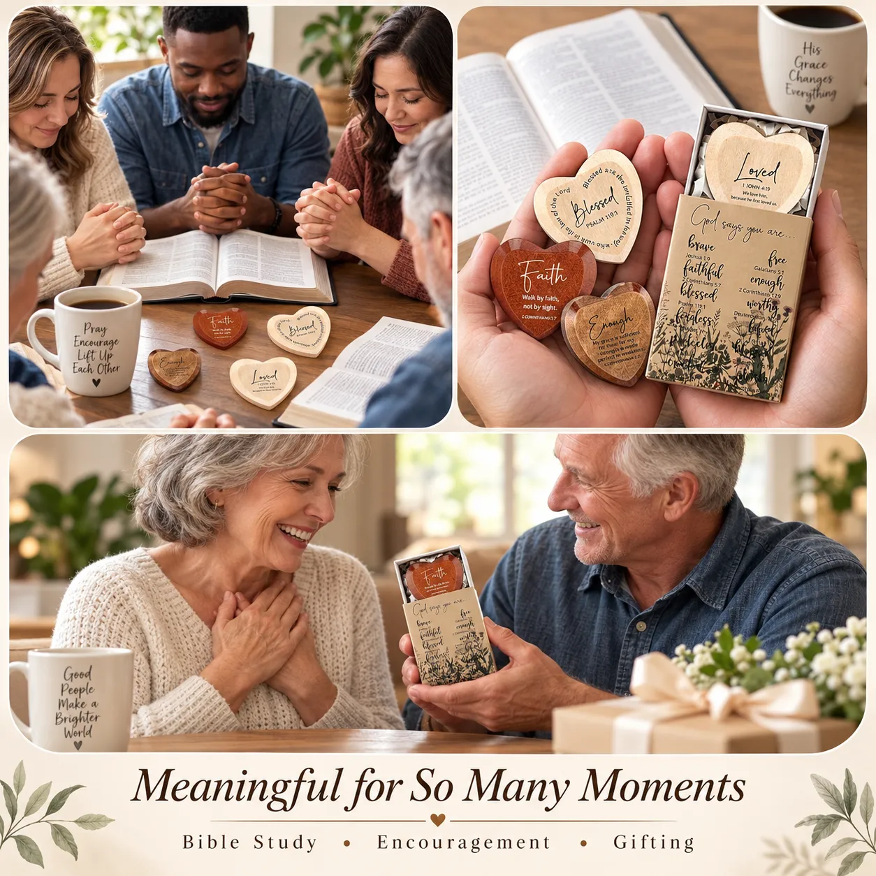 ⏳Last Day 70% OFF ✝️ Christian Pocket Heart Gift Set(Set of 12)