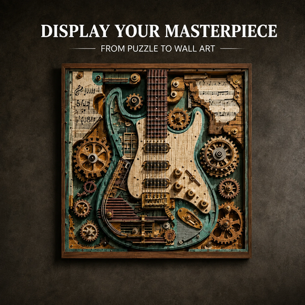 🔥LAST DAY 70% OFF 🧩Creative Steampunk Guitar 3D Puzzle