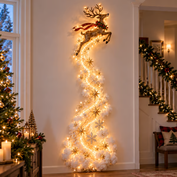 ✨ Christmas Magic Trail Wall Light - A Little Christmas Magic, Right on Your Wall