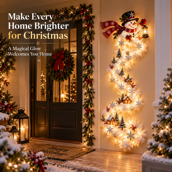 ✨ Christmas Magic Trail Wall Light - A Little Christmas Magic, Right on Your Wall