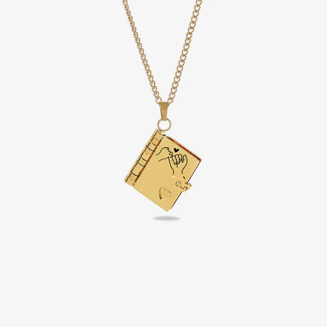 💞For Daughter - I'm Always With You Book Necklace