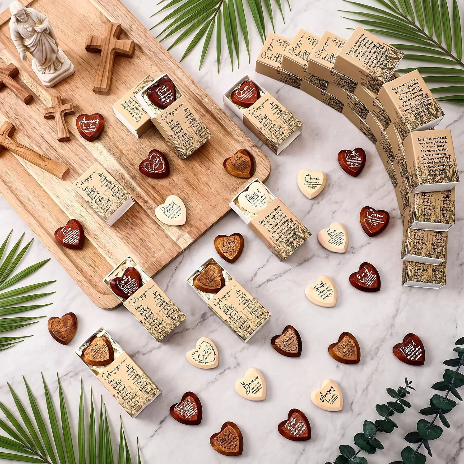 ⏳Last Day 70% OFF ✝️ Christian Pocket Heart Gift Set(Set of 12)