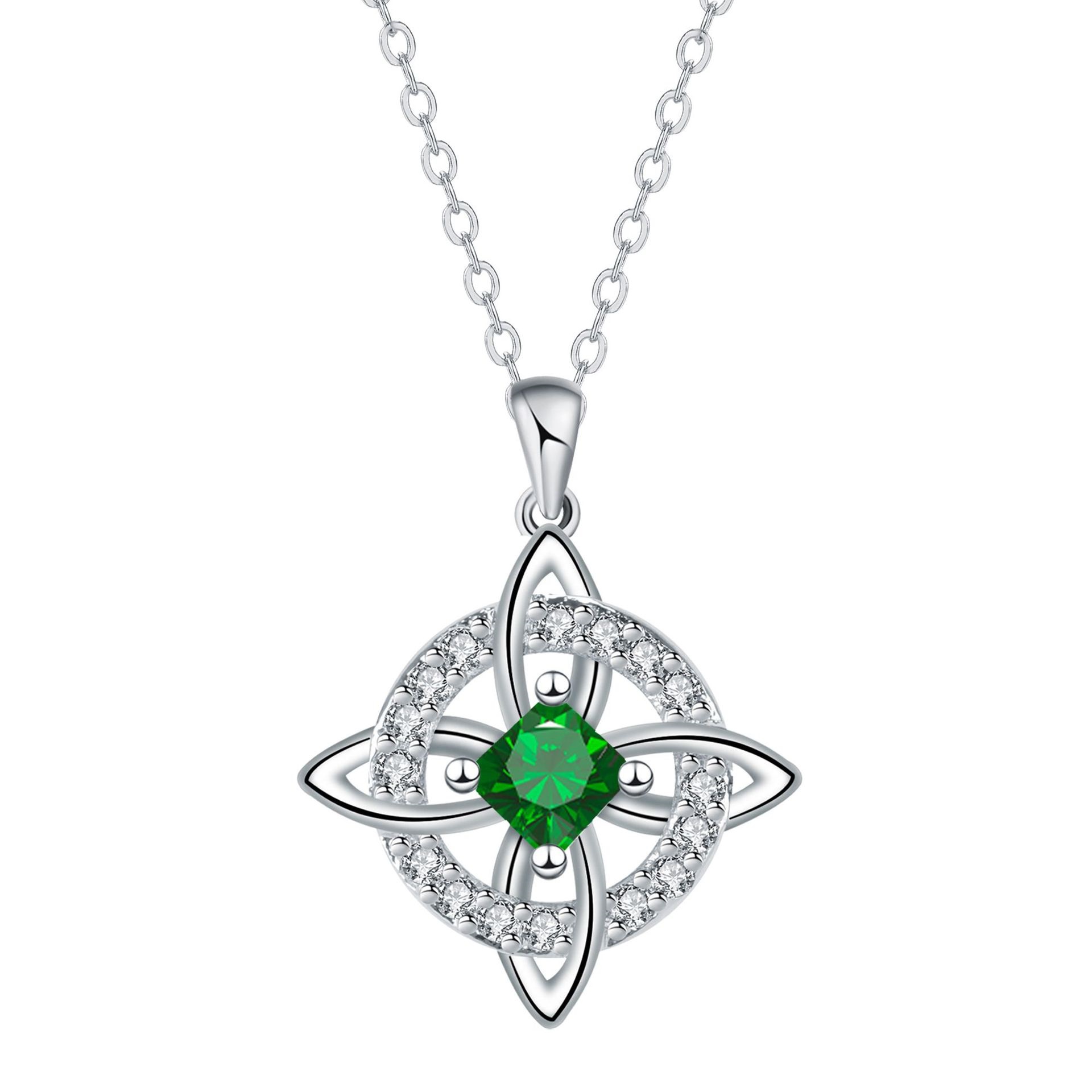 Mystical Birthstone Witches Knot Necklace🔮💞Protect Your Loved Ones