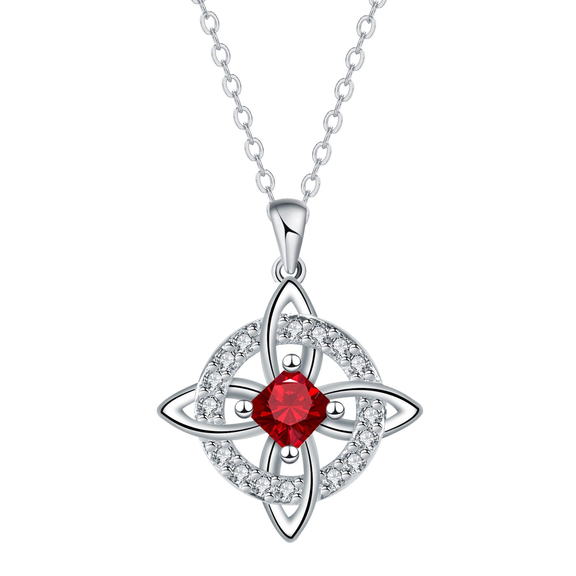 Mystical Birthstone Witches Knot Necklace🔮💞Protect Your Loved Ones