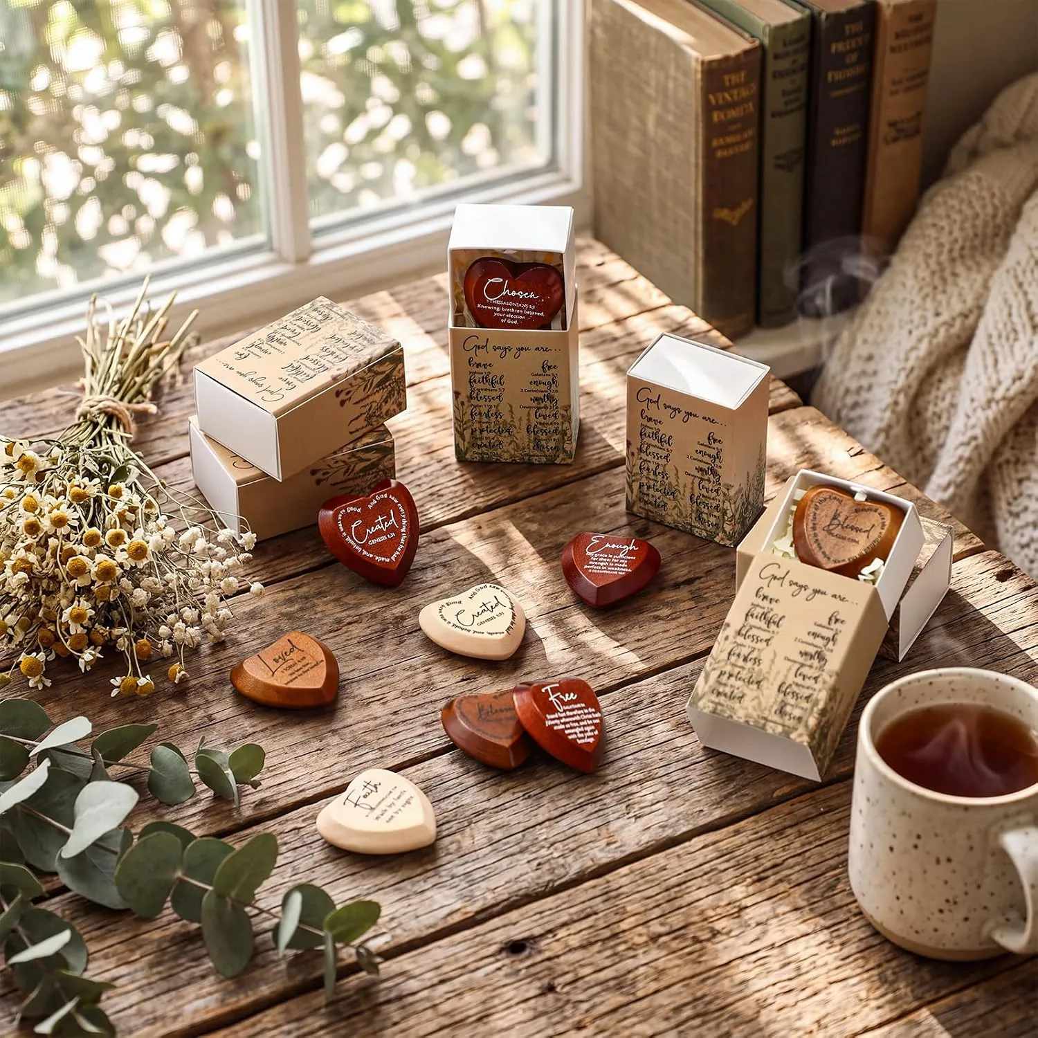 ⏳Last Day 70% OFF ✝️ Christian Pocket Heart Gift Set(Set of 12)