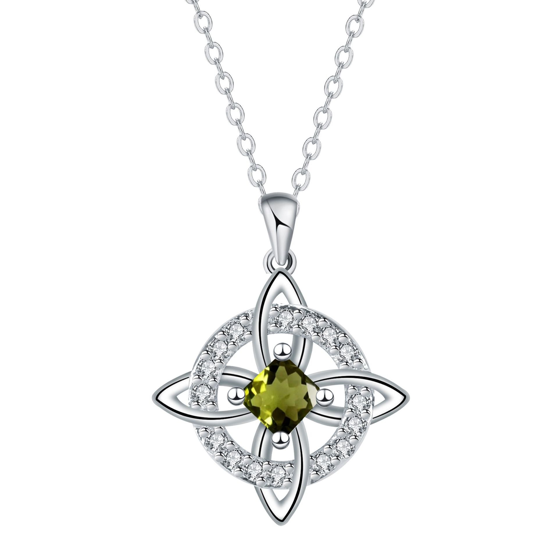 Mystical Birthstone Witches Knot Necklace🔮💞Protect Your Loved Ones