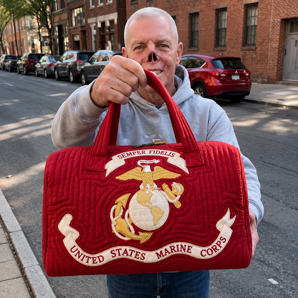 🦅🎖️Early Veteran's Day 60% OFF - 100% Handmade Marine Corps Bag