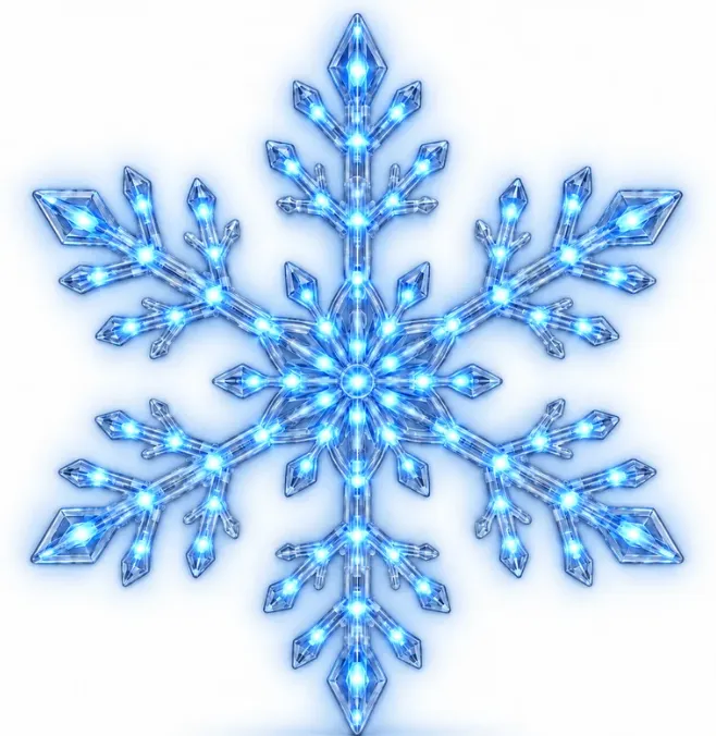 ⏳ Last Day 49% OFF – ❄️ LED Snowflake Wall Lights | 3D Christmas Snowflake Décor with Blue & White Glow, Remote Control & Magical Indoor Holiday Atmosphere ✨