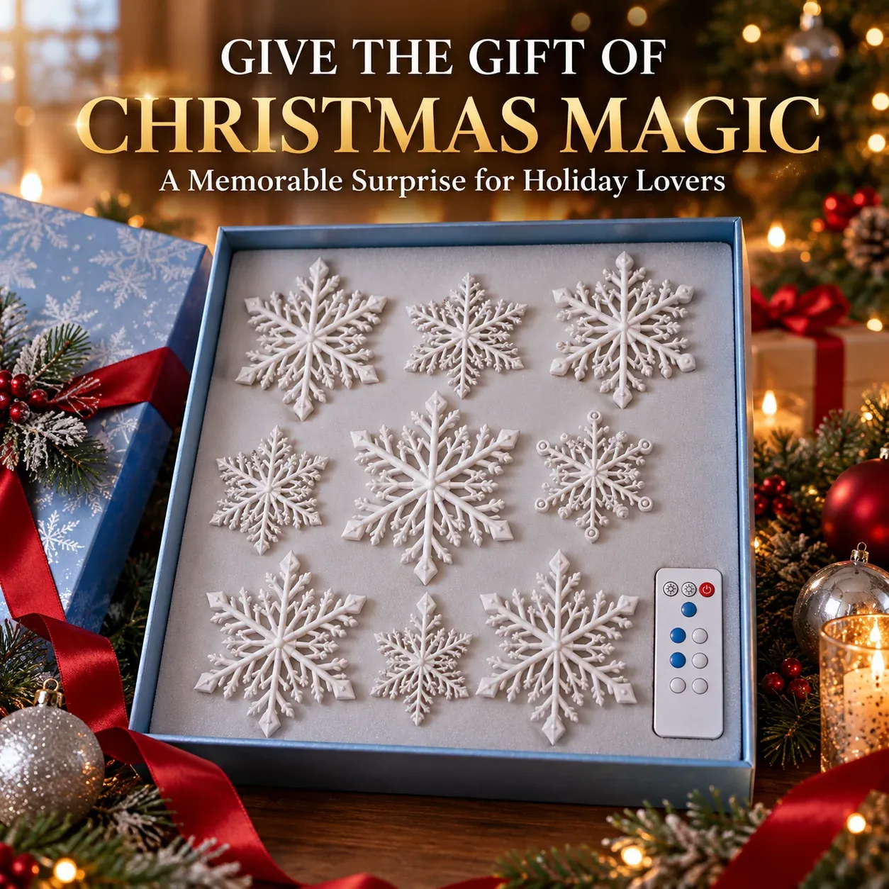 LED snowflake wall lights product details