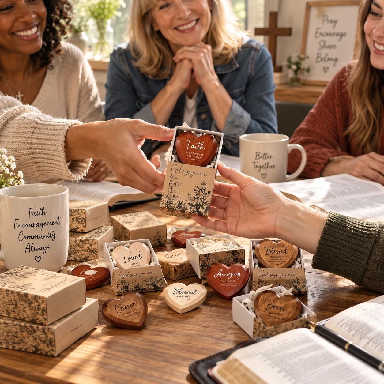 ⏳Last Day 70% OFF ✝️ Christian Pocket Heart Gift Set(Set of 12)