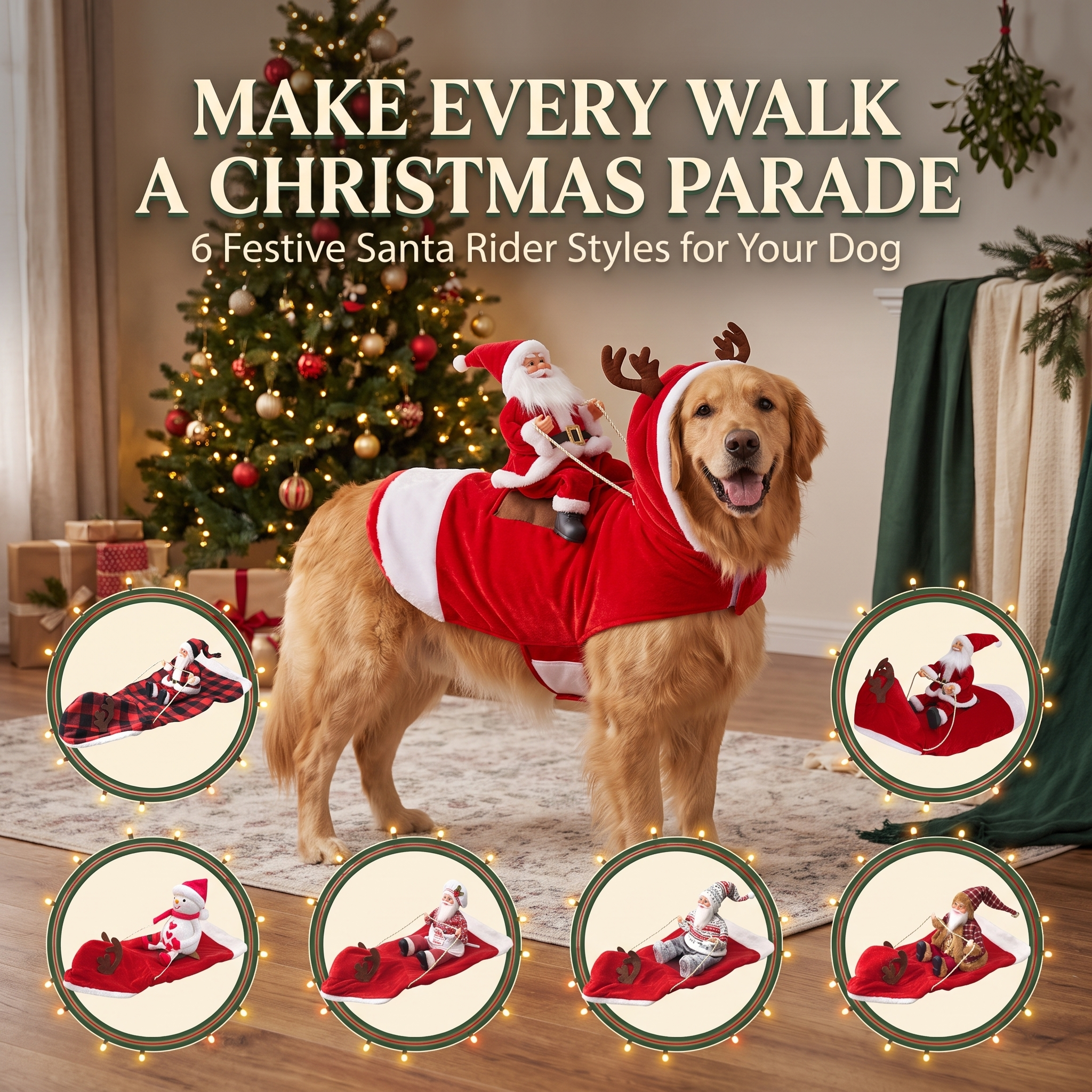 Santa Dog Costume