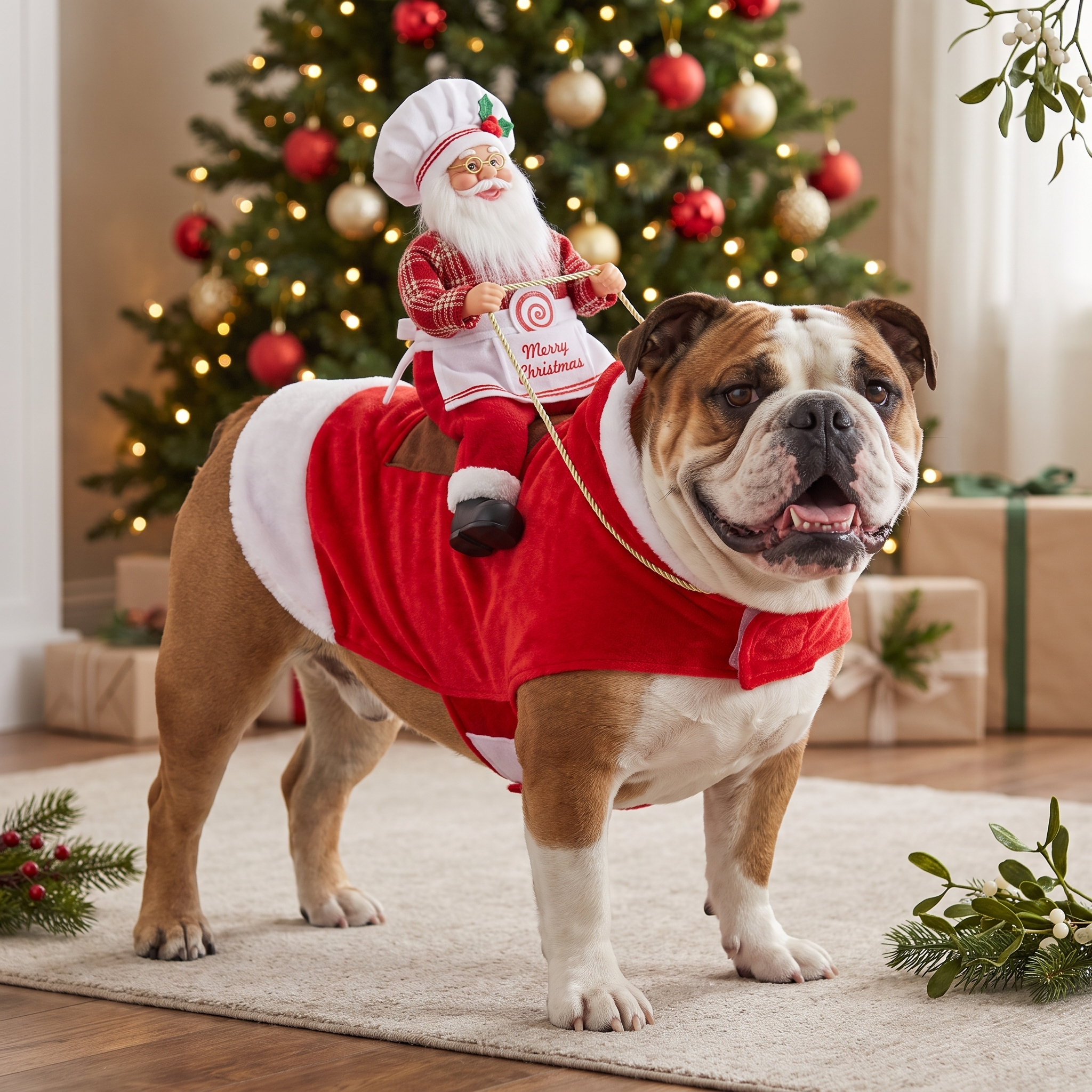 Santa Dog Costume