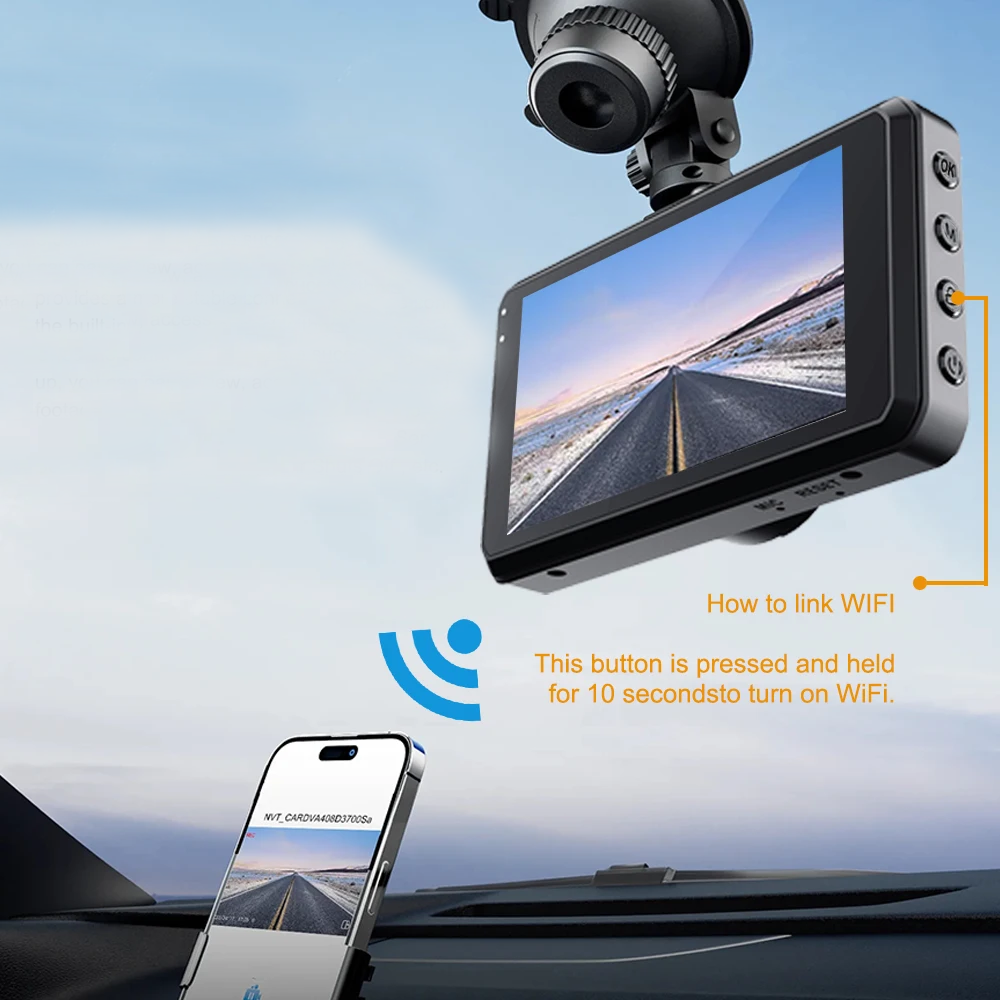4K Full HD Smart Dash Cam 