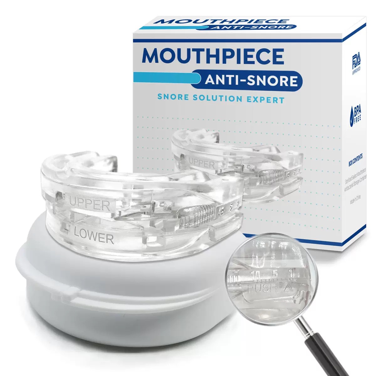 Anti-snorkemunnstykke