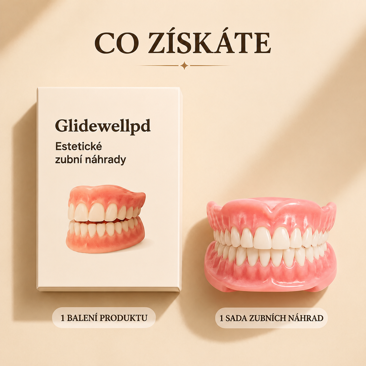 PRÉMIOVÉ CELKOVÉ KRYTÍ ZUBNÍ PROTÉZY