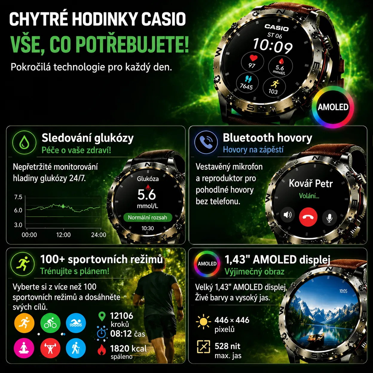⌚ ⌚[Dovezeno z Japonska] Chytré hodinky nové generace 2026 – kombinují pokročilé funkce a komplexní sledování 🔥🔥
