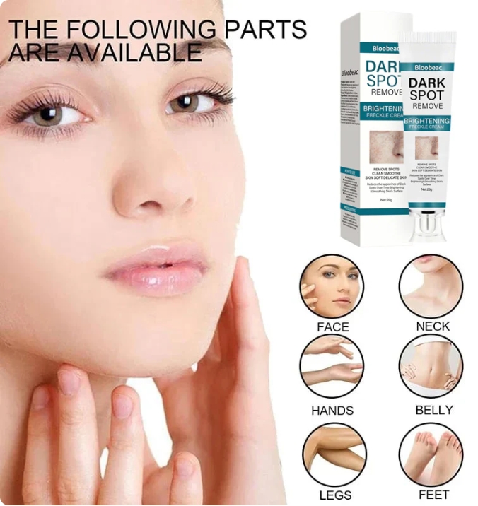 [Oficiální obchod] Bloobeac® Blemish Removing BeautyCream - Zesvětluje tmavé skvrny, pihy a vrásky | Péče proti stárnutí, sjednocující tón pleti