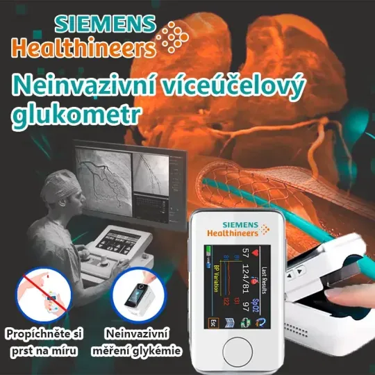 ✨Neinvazivní glukometr Siemens - nový zážitek z bezbolestného a neinvazivního měření glykémie Rozlučte se s bolestí😁