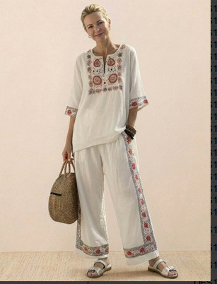 Summer loose casual versatile V-neck ruffle sleeve shirt