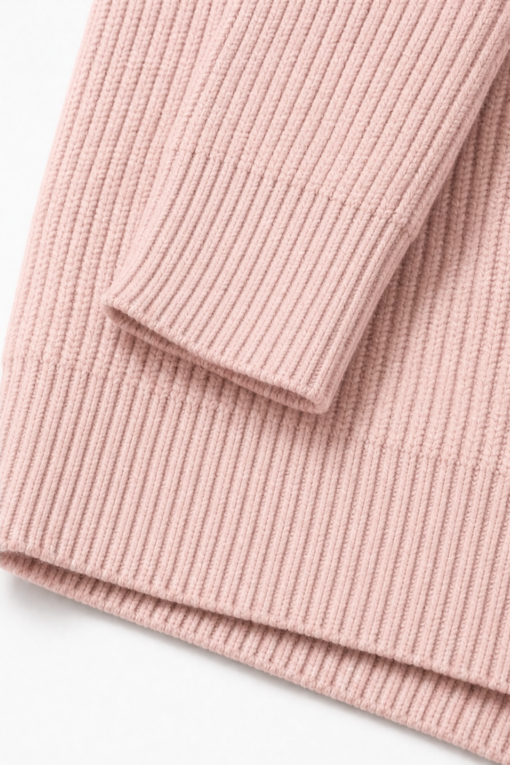 Ribbed Stretch-Knit Zip-Up Cardigan