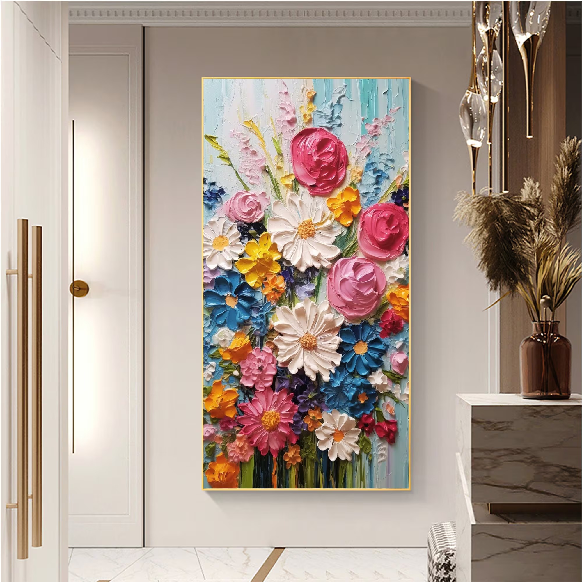 Blooming Flowers - Wall Art
