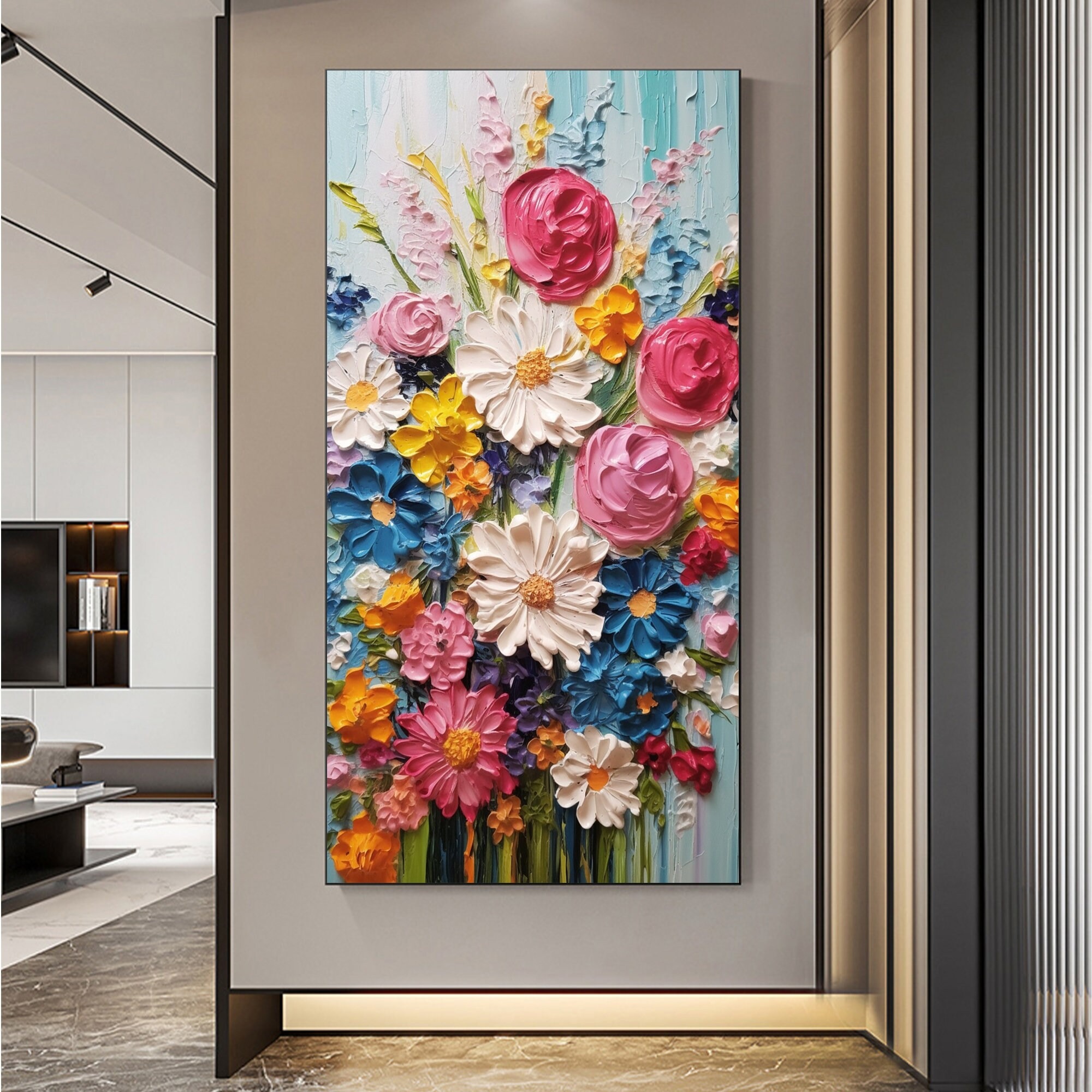 Blooming Flowers - Wall Art