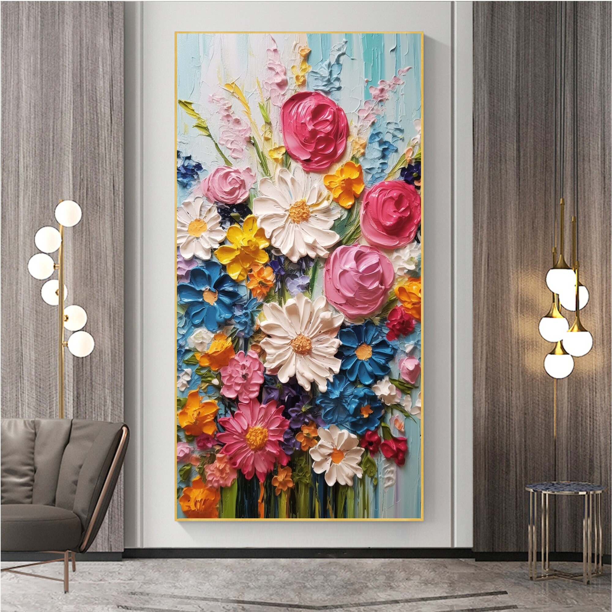 Blooming Flowers - Wall Art