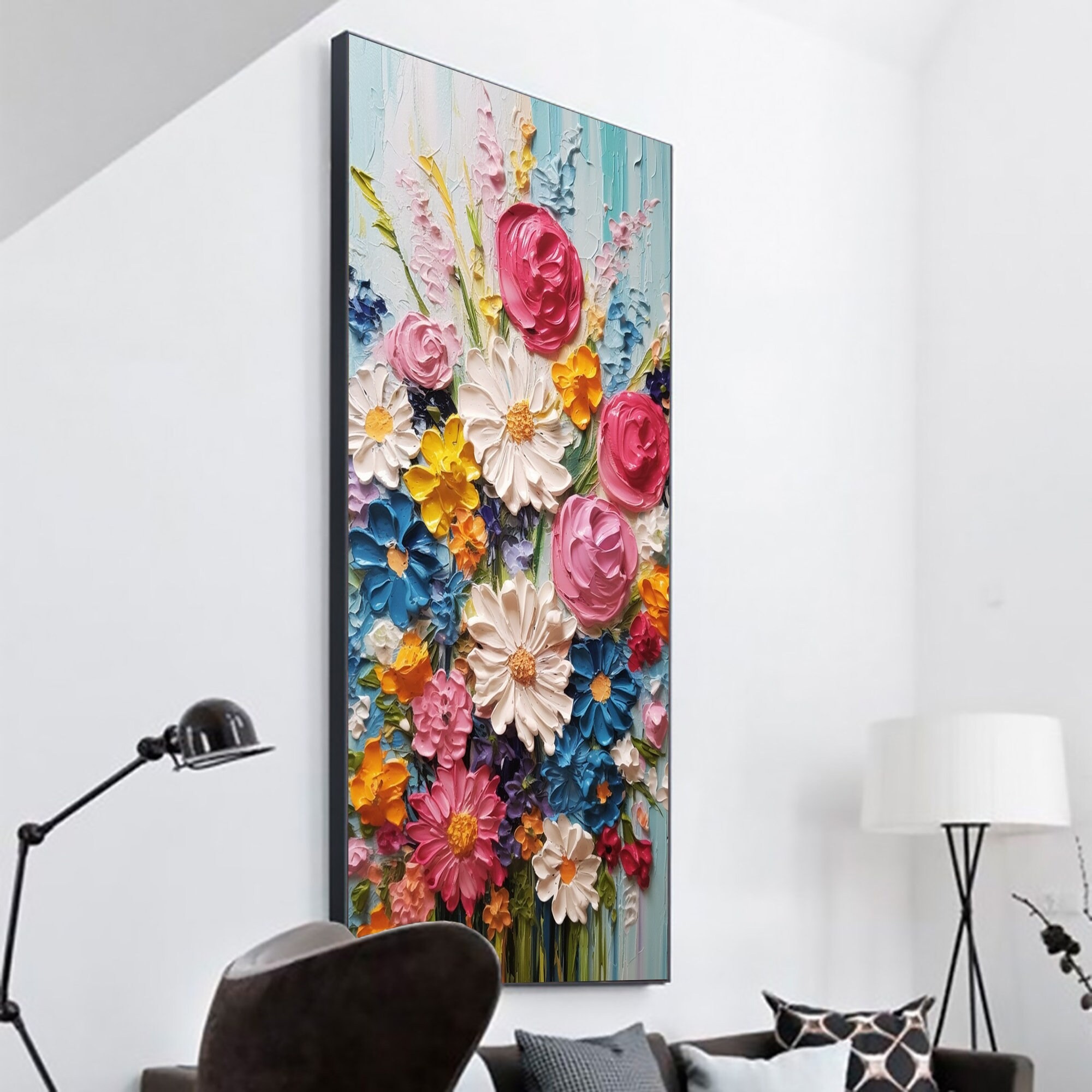 Blooming Flowers - Wall Art