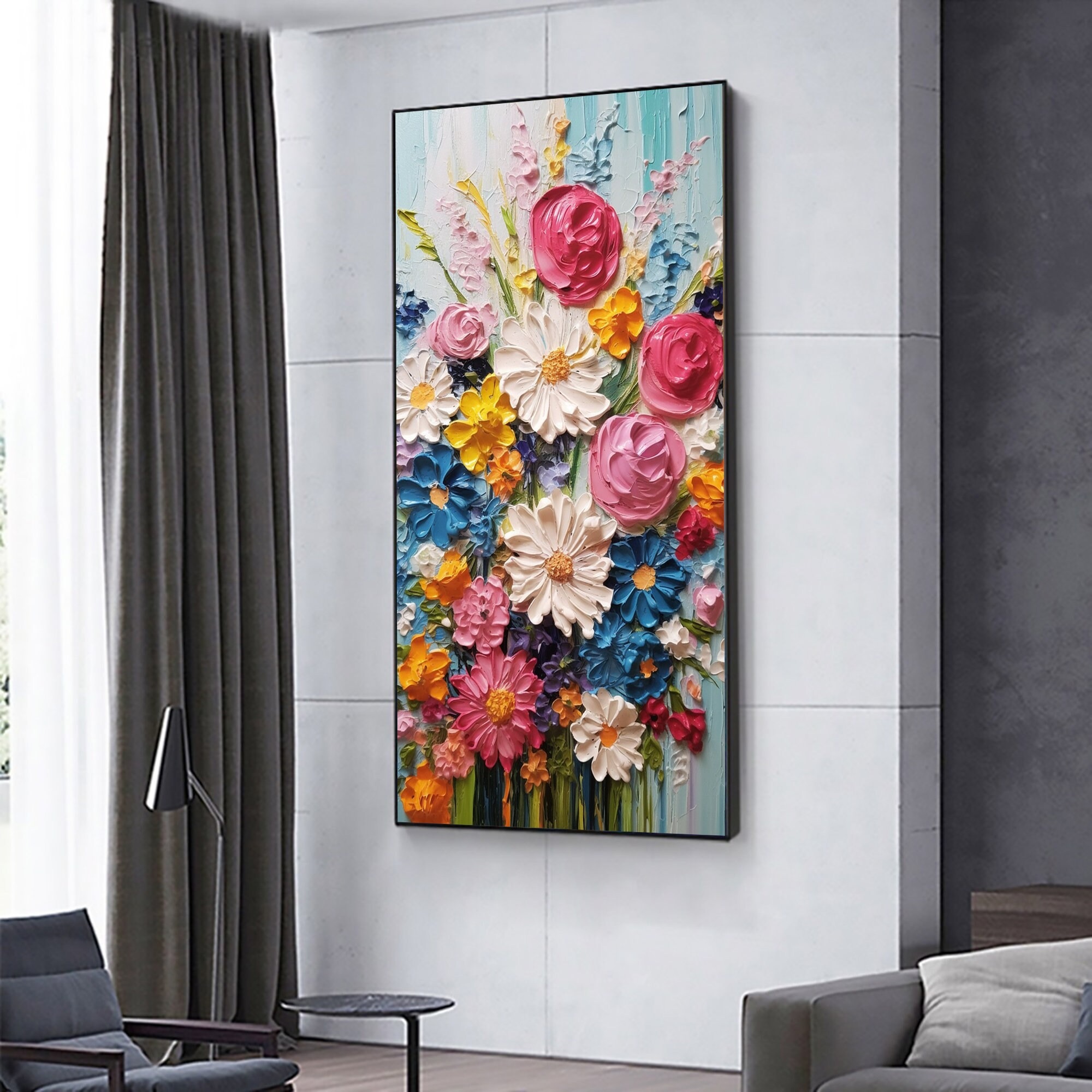 Blooming Flowers - Wall Art