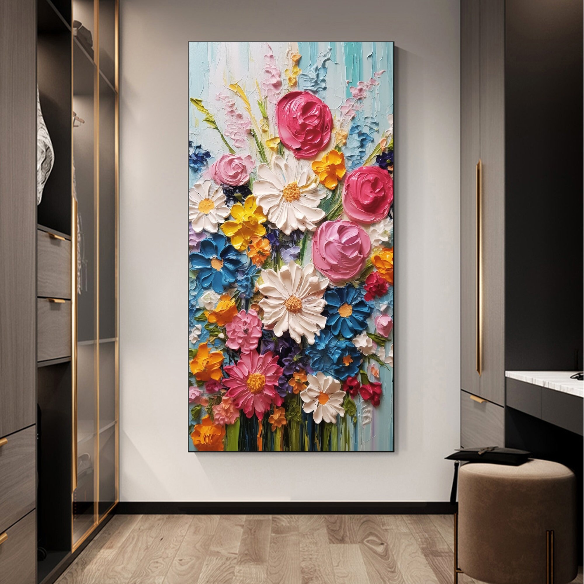 Blooming Flowers - Wall Art