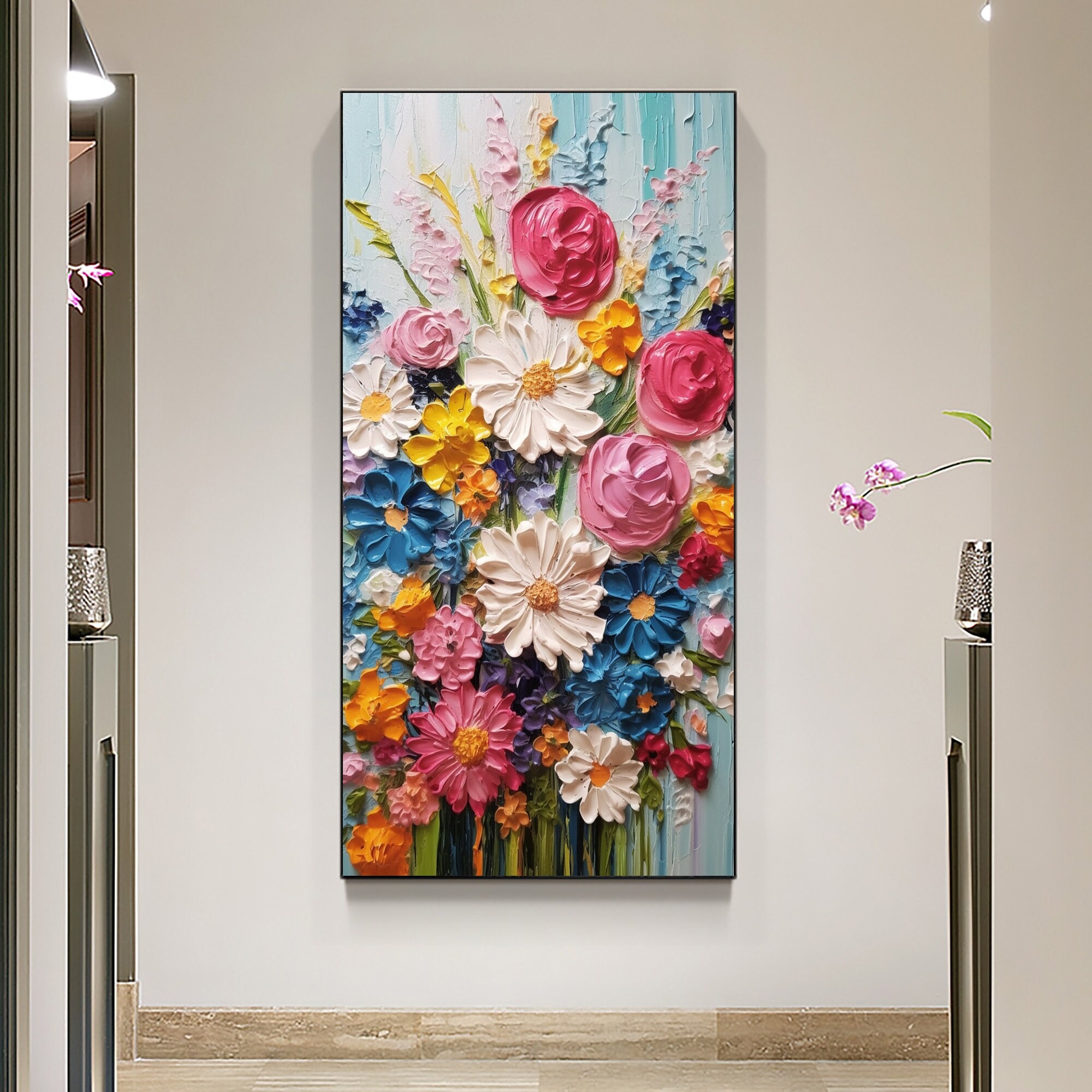 Blooming Flowers - Wall Art