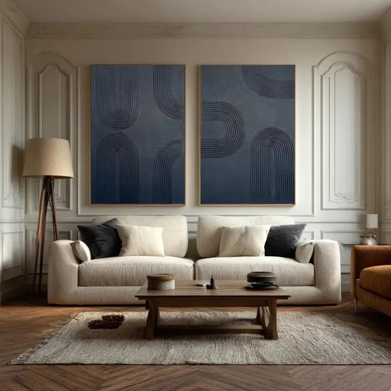 Dark Essence | Black Textured Painting