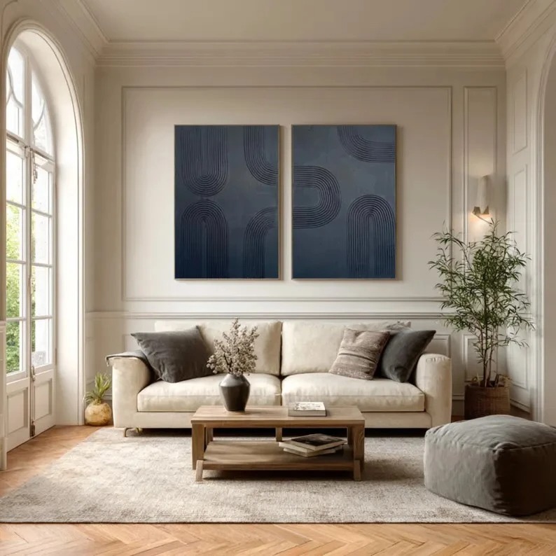 Dark Essence | Black Textured Painting