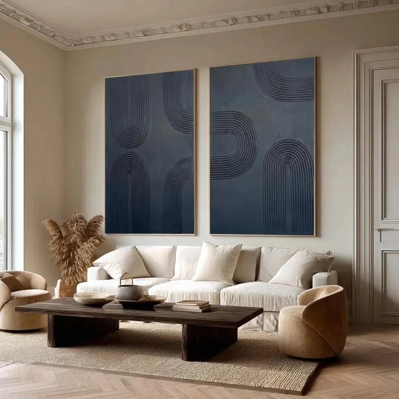 Dark Essence | Black Textured Painting