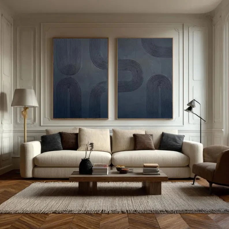Dark Essence | Black Textured Painting