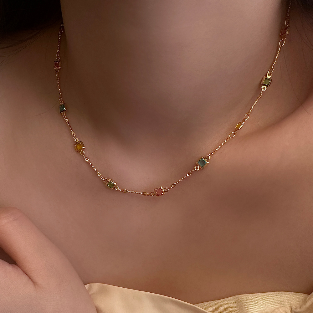 🎁 50% reducere la toate produsele! 💃Colier Elizabeth | placat cu aur de 18k🌟