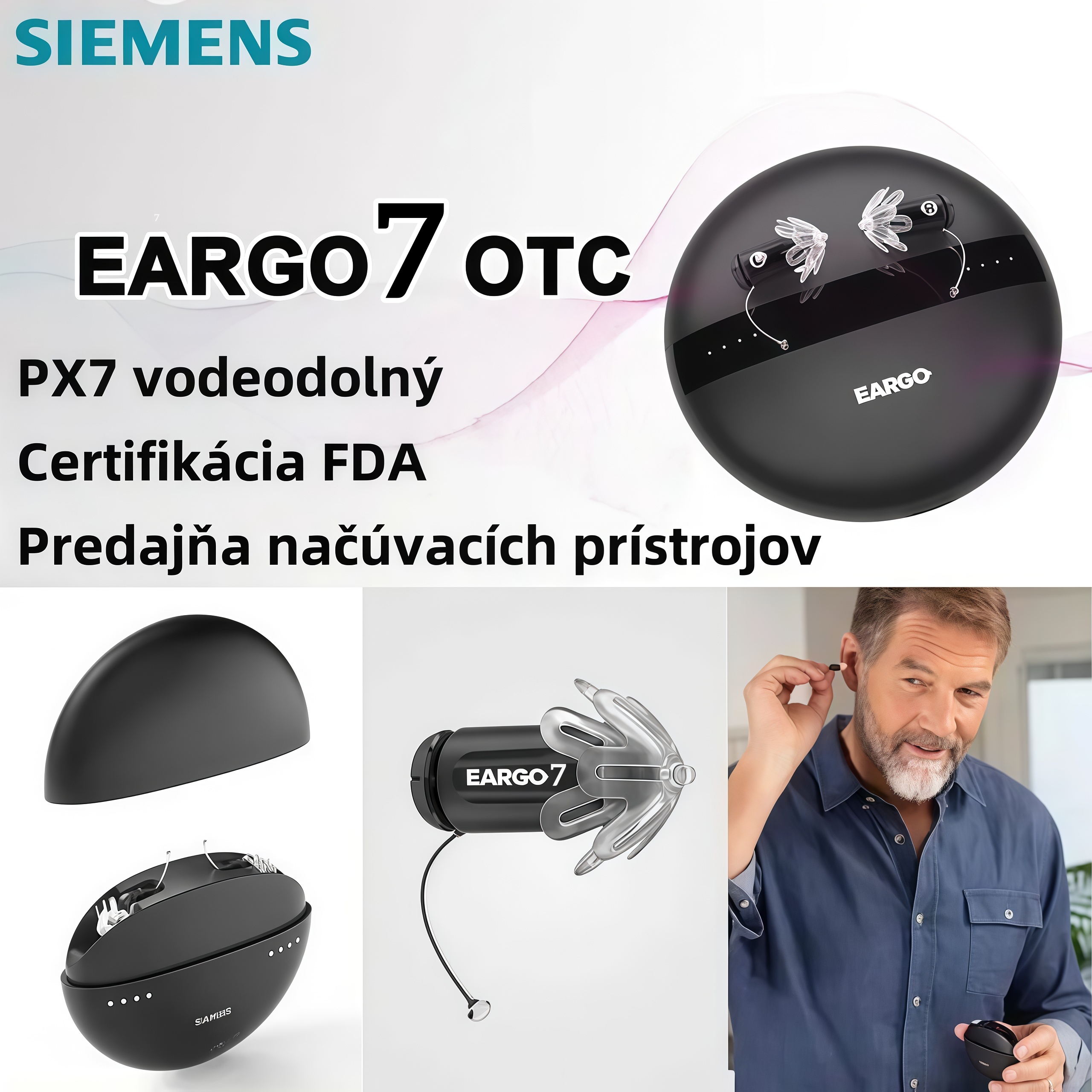 Siemens Eargo 7: Prvý krok k jasnému sluchu. Neviditeľné, dobíjacie a schválené FDA!